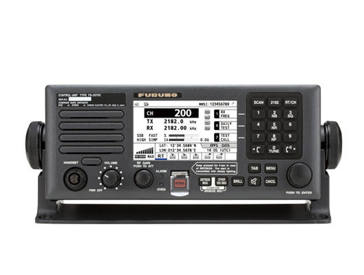 FURUNO FS-2575 DSC tesisi GMDSS ile genel ve tehlike haberleşmesi için güvenilir MF / HF Telsiz telefon