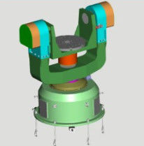 Kalite RS232 RS422 Ethernet Arayüzü ve Paslanmaz Çelik Alüminyum Alaşım Yapısı ile Özel Üç Ekli Gyrcompass Test Döner Masası Fabrika
